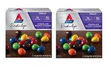 Atkins Endulge Chocolate Peanut Candies, Zero Sugar Snacks, Low Carb, 5 CT 2 PK