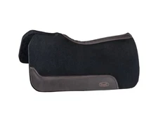 Tough 1 Saddle Pad Contoured Felt Cutback 31" x 31" Black 31-2609