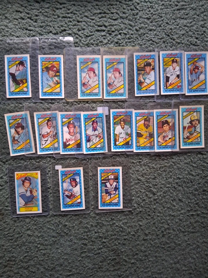 HUGE 1970-1980 KELLOGG'S BASEBALL LOT! 385-Cards w/STARS! & 1983 COMPLETE SET - Image 4 of 4