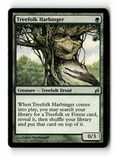MTG Treefolk Harbinger - Lorwyn Heavily Played English