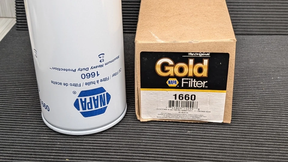 Золотой масляный фильтр 1660 Napa WIX 51660 LF3654 Mack MP7 MP8 Volvo D11 D13 ISX12G - Изображение 3 из 4