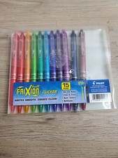 Pilot, FriXion Clicker Erasable Gel Pens, Fine Point 0.7 mm, Pack of 11