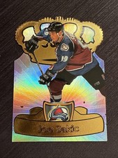 1997-98 Pacific Crown Collection Gold Crown Die Cut Joe Sakic #9