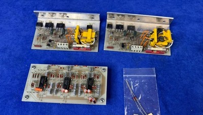 Powertran 1981 Industrial Control Boards X3 Power & LM324 Analog Verstärker