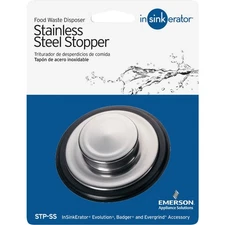 Insinkerator 3-1/4 In. Stainless Steel Disposer Stopper STP-SS Insinkerator