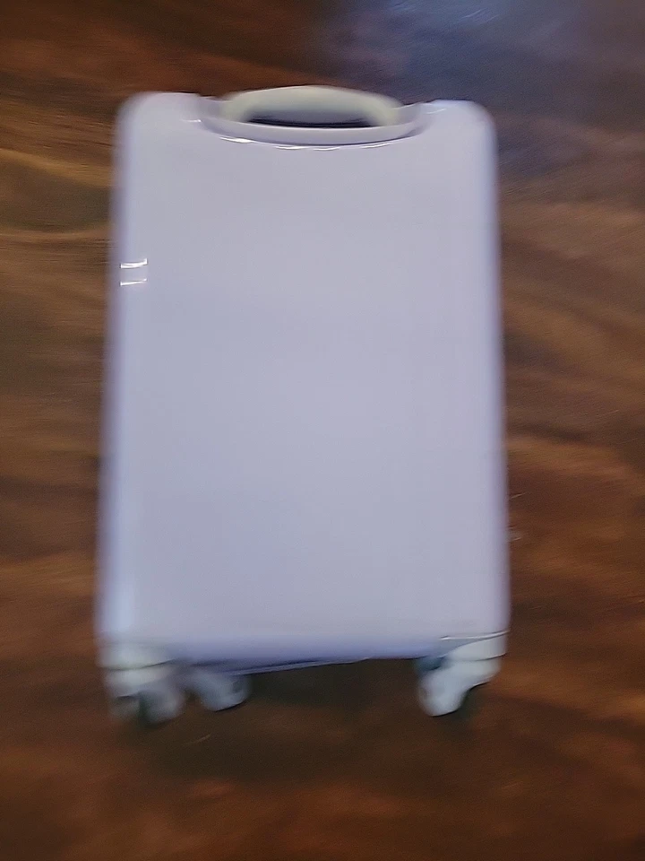 迪士尼冰雪奇缘 II Anna Elsa 17 英寸软侧滚动行李箱儿童 - 紫色 — 第 2/4 张图片