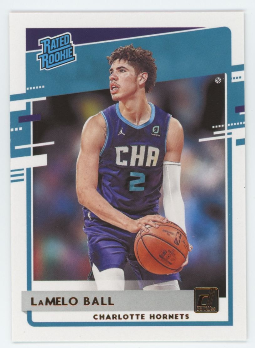 2020-21 Donruss Rated Rookie LaMelo Ball Rookie Charlotte Hornets #202