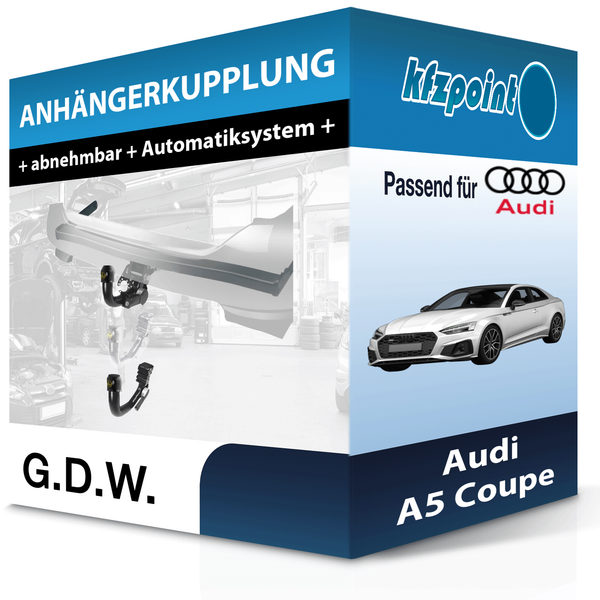 für Audi A5 Coupe 06.2016-Jetzt G.D.W. AnhäNgerkupplung Abnehmbar Neu-image