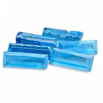 CERTIFIED Lab-Created 25000 Ct / 5Kg Uncut Rough Blue Aquamarine Gemstone Lot