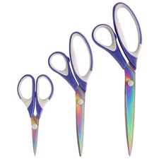 JubileeYarn Titanium Softgrip Scissors Set for Sewing, Arts, Crafts, Office -...