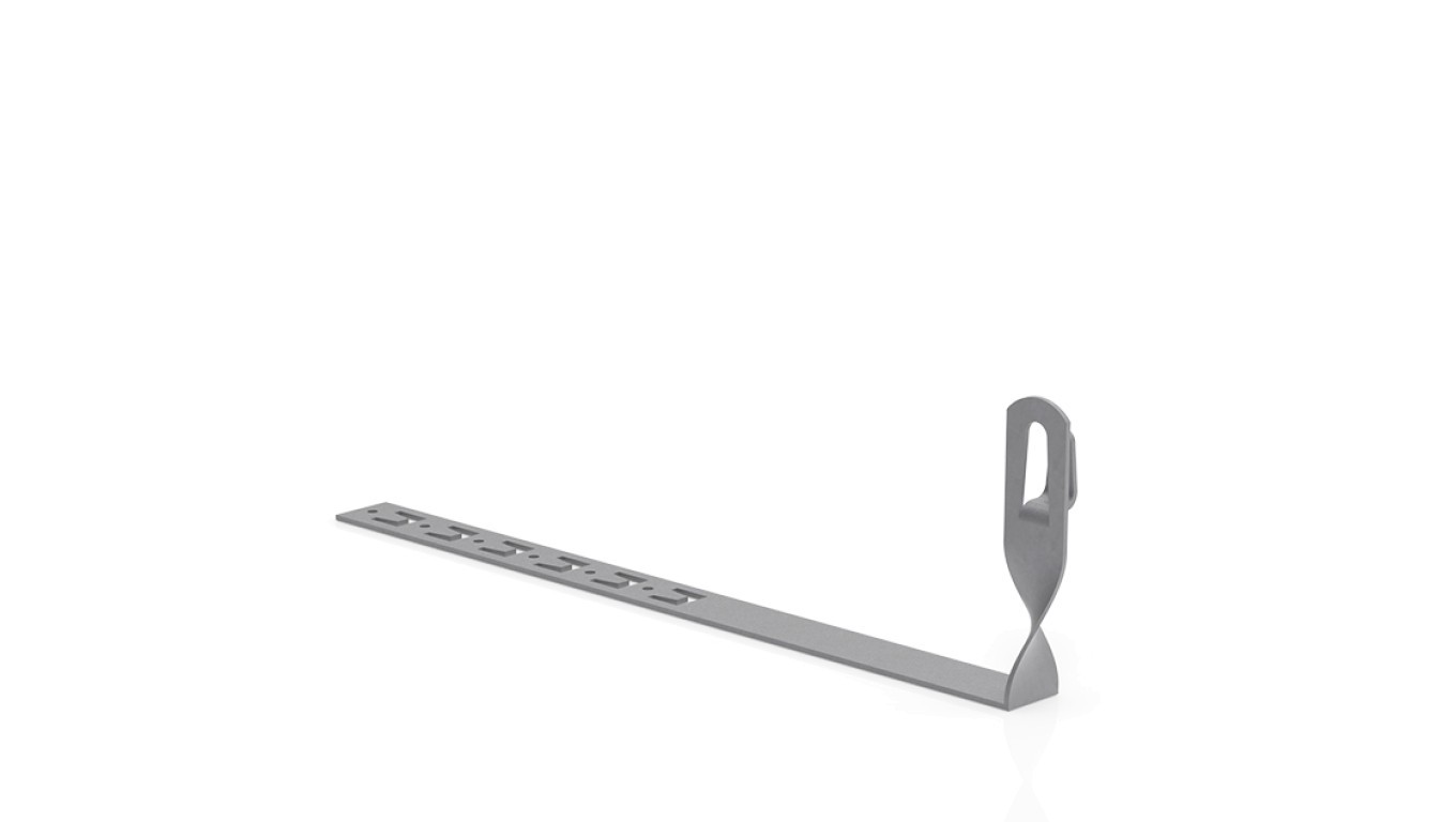 Roof Tile Bracket L-330mm H-100mm Twisted Zinc with OG 91102702