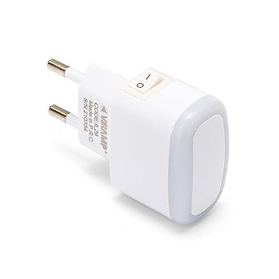 Velamp FROOT LED Nachtlicht mit EIN/AUS Schalter, Steckdosenlicht 220V, 4000K