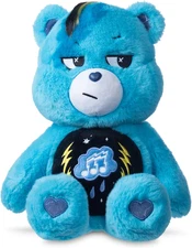 Care Bears Grumpy Bear 14” Plush Stuffed Animal Rock Theme Medium Soft Toy Gift