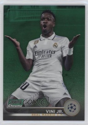 2022 Stadium Club Chrome UEFA Competitions 9/99 Vinicius Junior Vini Jr #51 0su2