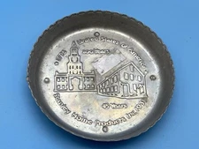 Stanley Home Products Vintage Metal Aluminum 3" Coaster 45th Anniversary 1976