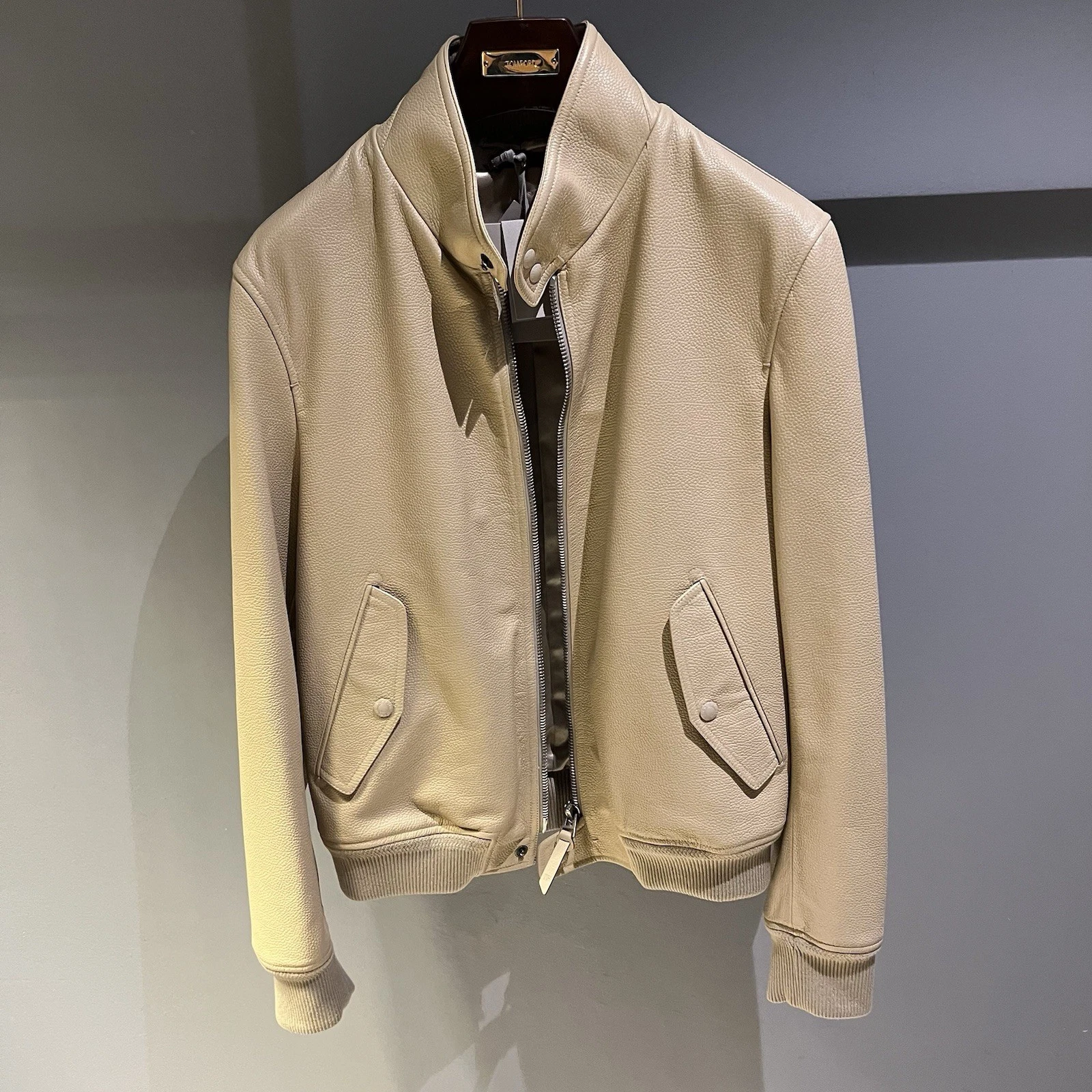 Tom Ford — Tom Ford Leather Jacket In Medium And Large