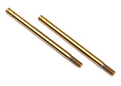 Traxxas 8263T - GTS Shock Shafts, 3x47mm, Titanium Nitride-Coated, TRX-4 / TRX-6