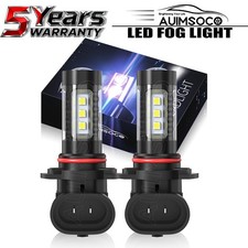 2x H10 9145 9140 Led Fog Driving Light Bulbs 120w White 6500k Super Bright