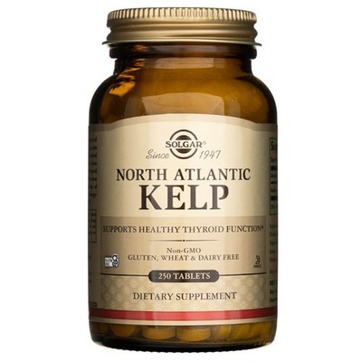 Solgar Nordatlantik Kelp (Jod) 200 mcg - 250 Tabletten