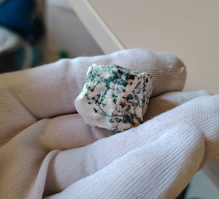 Agata Muschiata naturale grezza minerale da collezione pietra naturale