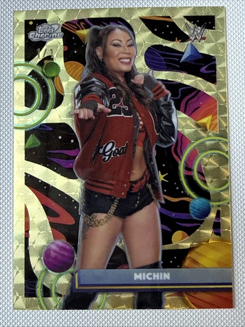 Michin 2026 Topps Chrome Cosmic WWE Card #143 SUPERFRACTOR One Of One 1/1 🔥🔥🔥