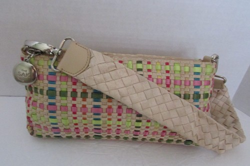 VINTAGE The Sak MULTICOLOR Crochet Shoulder Hobo SMALL Handbag-nwot - Picture 7 of 12
