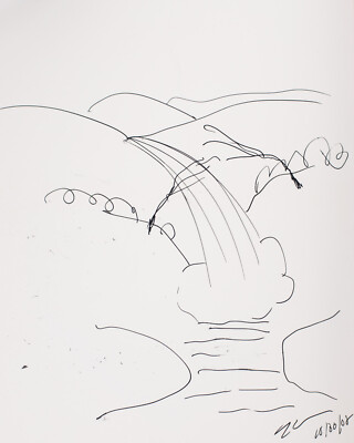 Jeff Koons, Original Edition with Full Page Drawing and Dedication, Signed