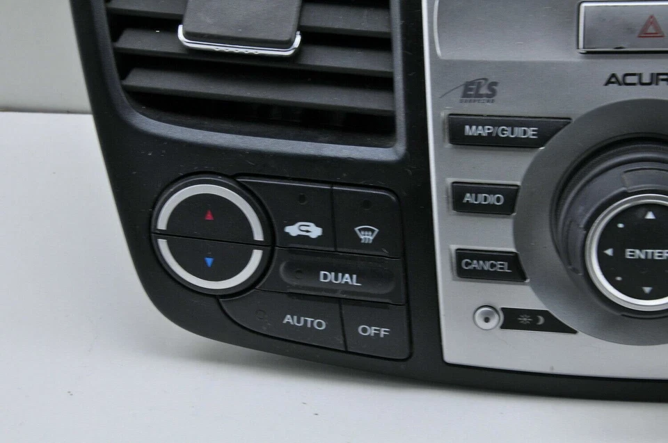 ACURA RDX 加热器气候控制导航控制中心挡板原始设备制造商 2007 - 2009 — 第 2/4 张图片