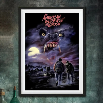 An American Werewolf in London Poster Unframed Canvas Print 21 x 30cm Free Post