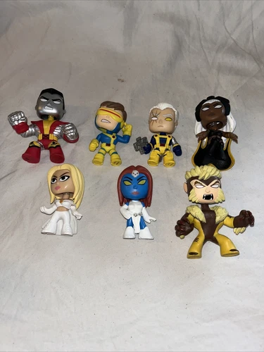 Lot Of 7 Funko Mystery Mini Marvel X-Men Mystique, Emma Frost, Cyclops, Storm a4