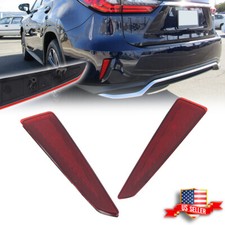 2X Red Lens Rear Bumper Bar Reflector Light K...
