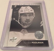 2017-18 Upper Deck Hockey Tucker Poolman Winnipeg Jets UD Portraits Rookie #P-71