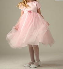CLOSEOUT FLOWER GIRLS WEDDING PAGEANT PINK PARTY DRESS SIZE 4, 6