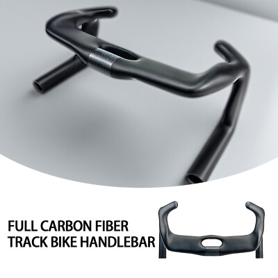 BALUGOE Carbon Fiber Track Cycling Handlebar TT Bike Handle Bar