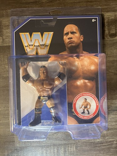The Rock Dwayne Johnson Retro Action Figure Mattel...