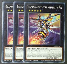 Set 3 Karten: VESPEN BOHRSCHRAUBER auf Italienisch ROTD-IT047 Gemeinde YUGIOH