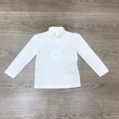 WHITE LONG SLEEVE SHIRT (SIZE: 12 MONTHS) ''MISS BLUMARINE'' TS05 (-50%)