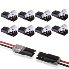 8 PCS Double-Wire Plug-In Connector Pluggable H Type Electrical Connectors No