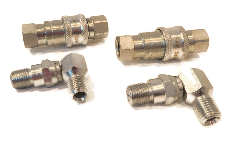 Snowplow Hydraulic Angle Hoses Kit 1304060 for Meyer 21856, M21856 & Fisher 4424 - Image 4 of 4