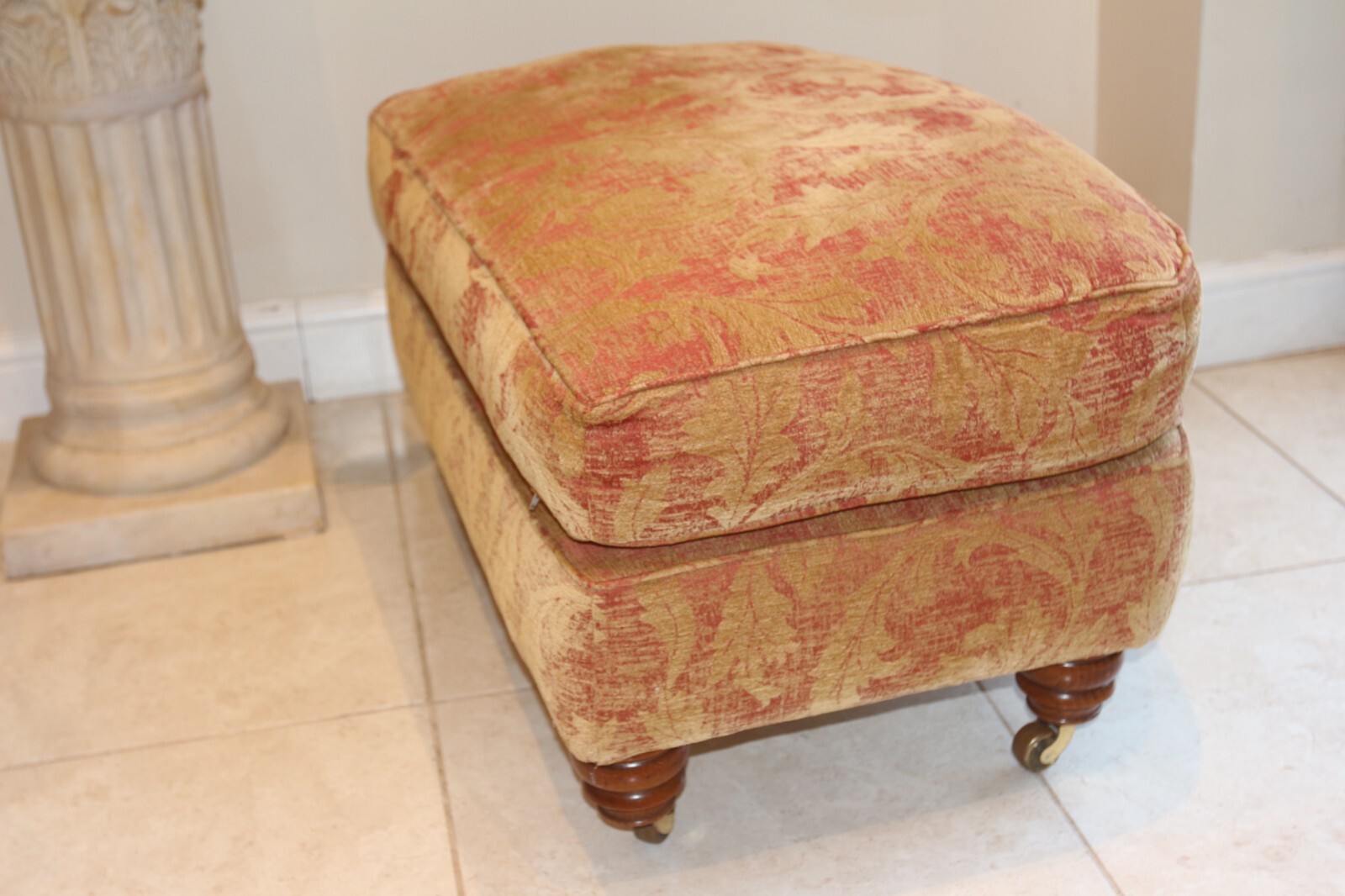 Duresta lansdowne armchair & run up footstool hand made £4500 new still
