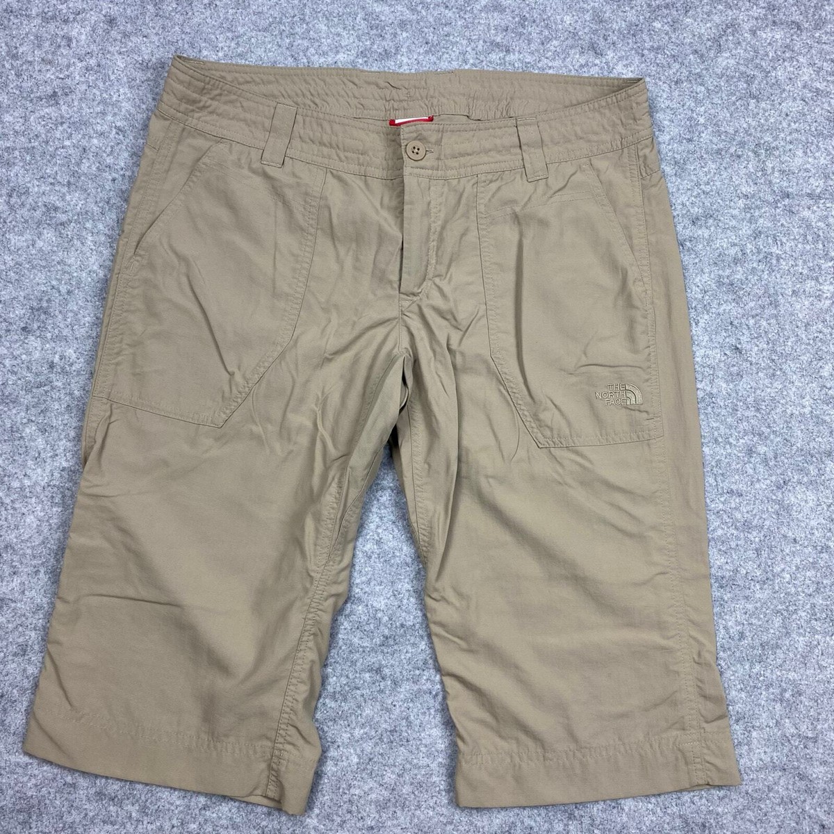 North Face Shorts Womens 14 34 Vintage baggy Y2K tan