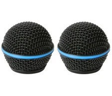 2 Pack RK323G Replacement Grille for Shure BETA58A Wireless Vocal mic Black