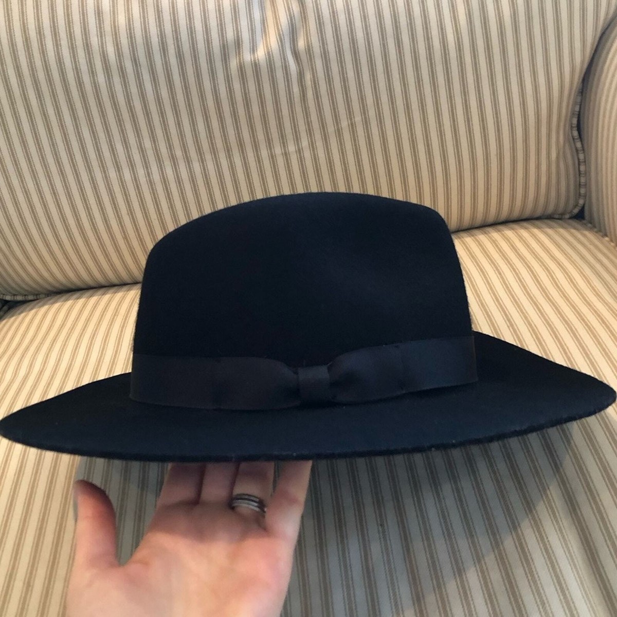 Lack of Color Black Wool Hat 56cm | eBay