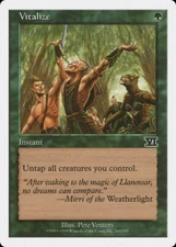 MTG Magic the Gathering Vitalize (265/351) Sixth Edition LP