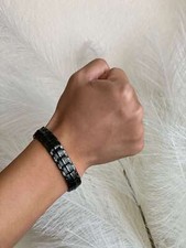 Black Gorgeous Magnetic Bracelet Men Women Balance Energy Arthritis Pain Relief