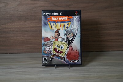 Nicktoons Unite (Sony PlayStation 2 / PS2, 2005) Black Label Complete