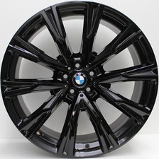 22 inch GENUINE BMW X5 X7  G05 G07 2022 MOD ALLOY WHEELS M SPORT WIDE PACK BLACK