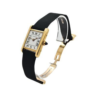 とりひき Cartier Louis Paris Tank Circa 1978 18kt Gold Genuine Ostrich