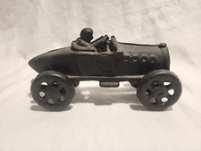 Vintage Cast Iron 1920's to 1930's A.C. Williams  Boat Tail Racer Racing Toy Car