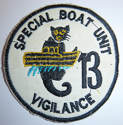 Black Cats of Cat Lo - Patch - VIGILANCE - Special Boat 13 - Vietnam ...